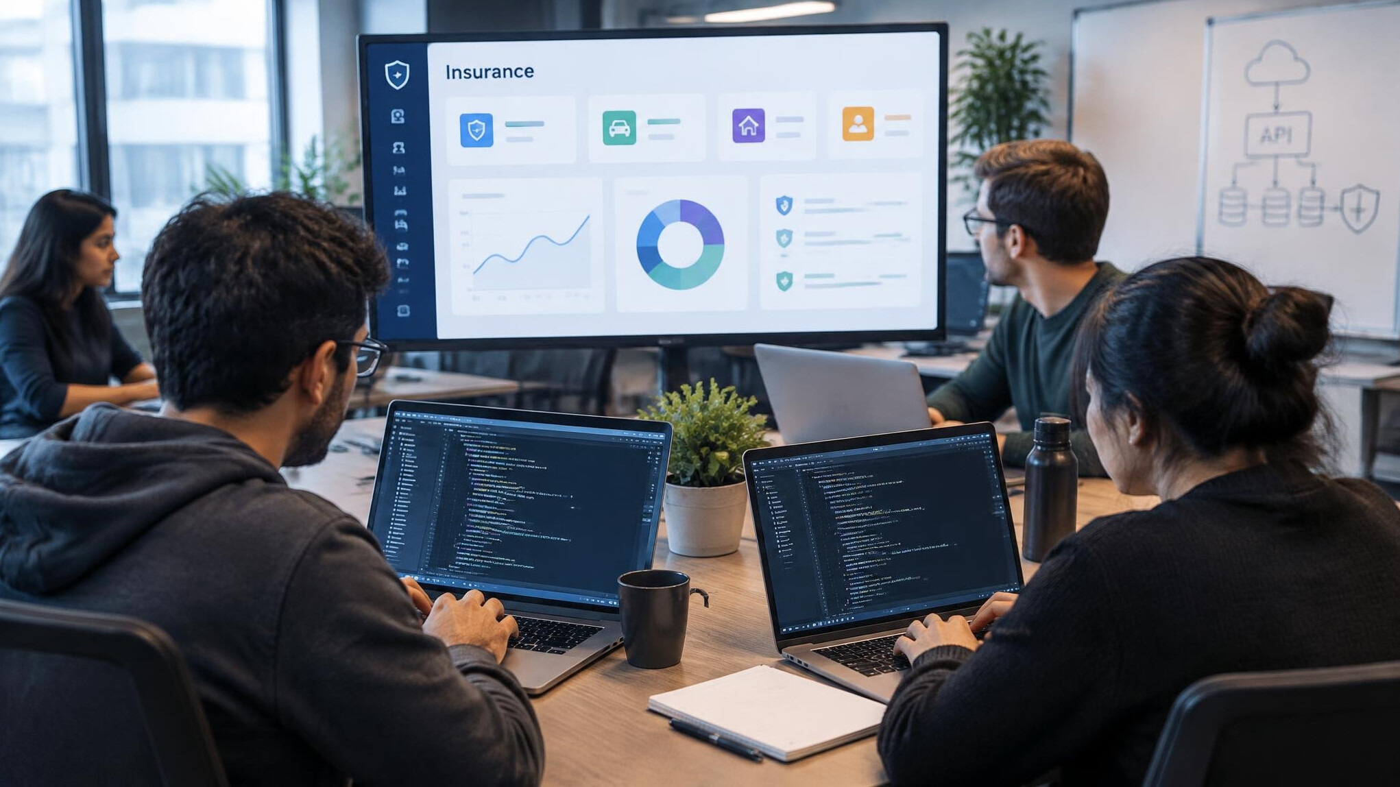 insurance software dashboard